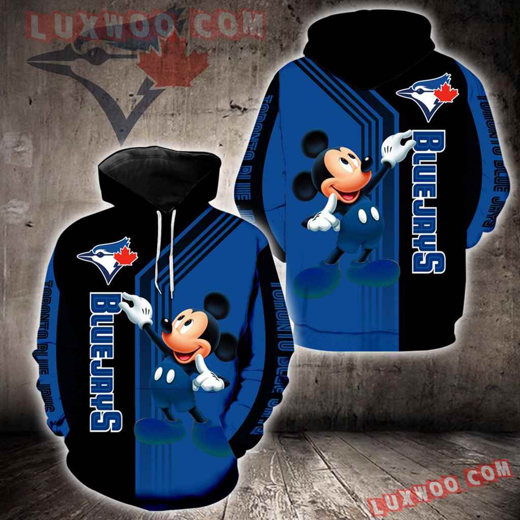 Toronto Blue Jays Mickey Mouse New Full All Over Print K1354 Full Size Up To 5xl