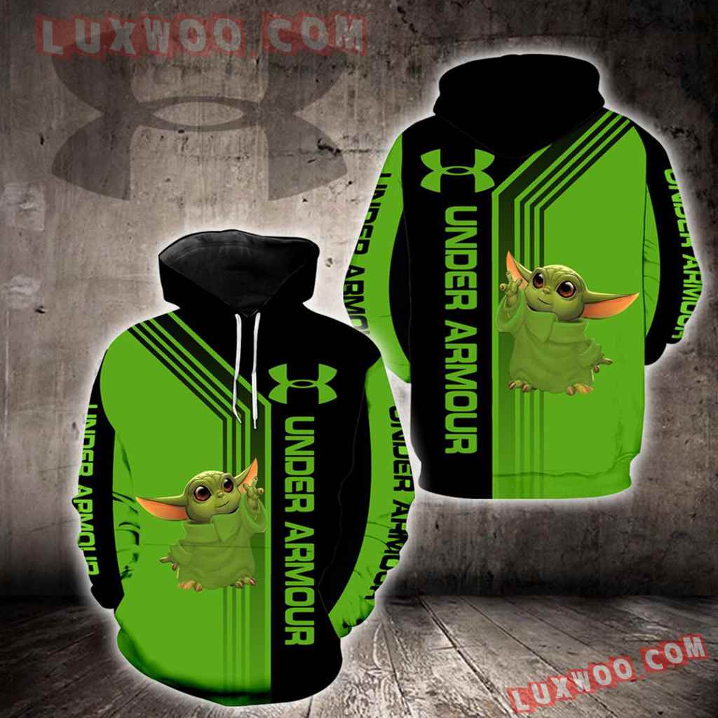 Under Armour Baby Yoda Green New Full All Over Print V1485