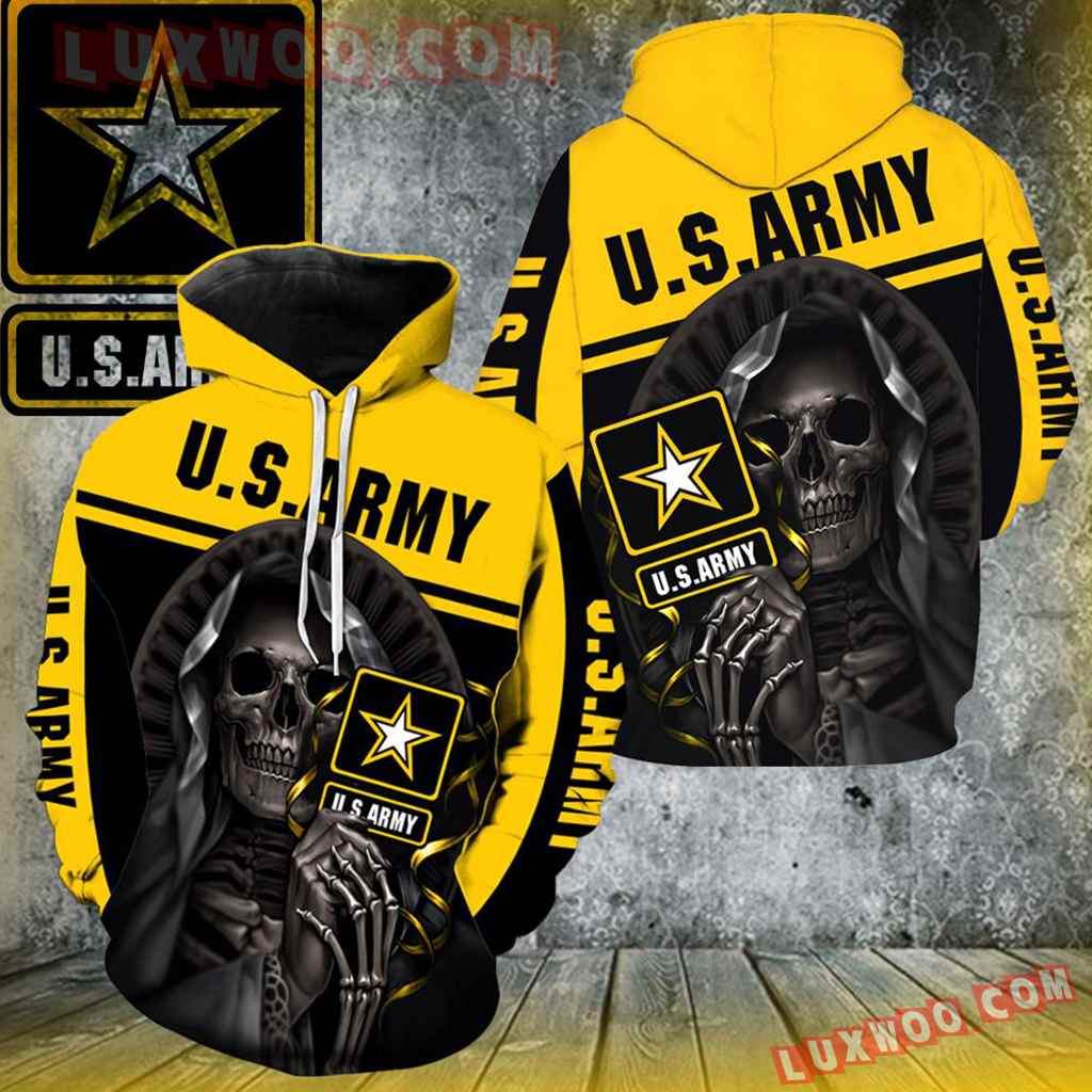 United States Army Skull New All Over Print V1248