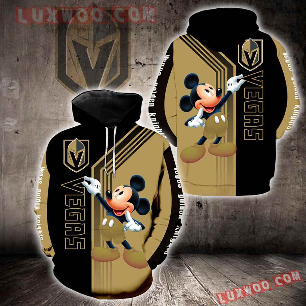 Vegas Golden Knights Mickey Mouse New Full All Over Print V1513