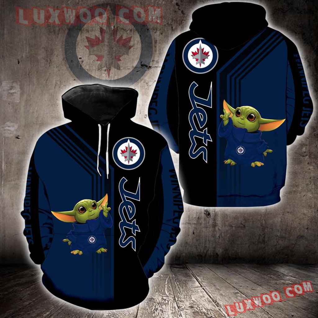Winnipeg Jets Baby Yoda New Full All Over Print V1552