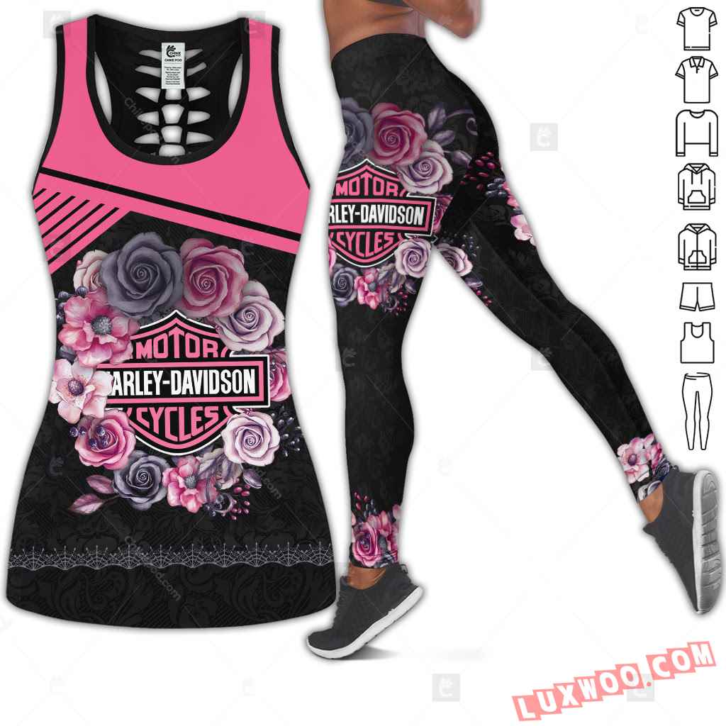 Love Motorbike Tank Top Legging 3d All Over Printed Clothes Cm678
