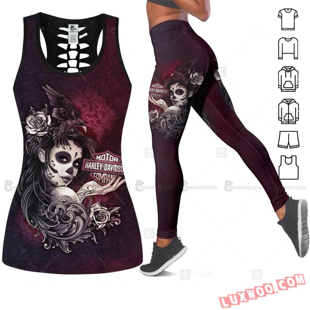 Love Motorbike Tank Top Legging 3d All Over Printed Clothes Nt220