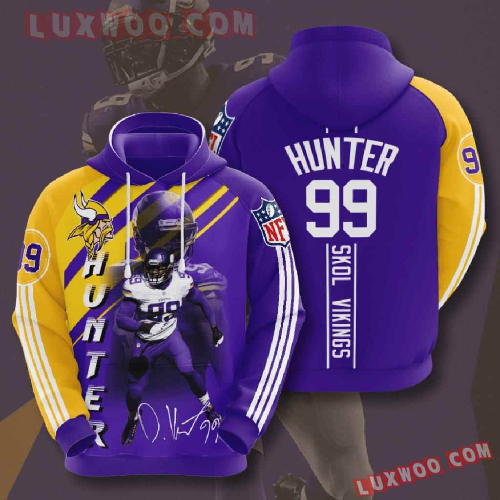 Nfl Minnesota Vikings 3d Hoodies Printed Zip Hoodies Sweatshirt Jacket V8