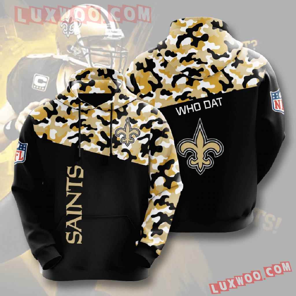 Officially Licensed NFL 2-piece Combo Tee with Hoodie by Glll - Saints