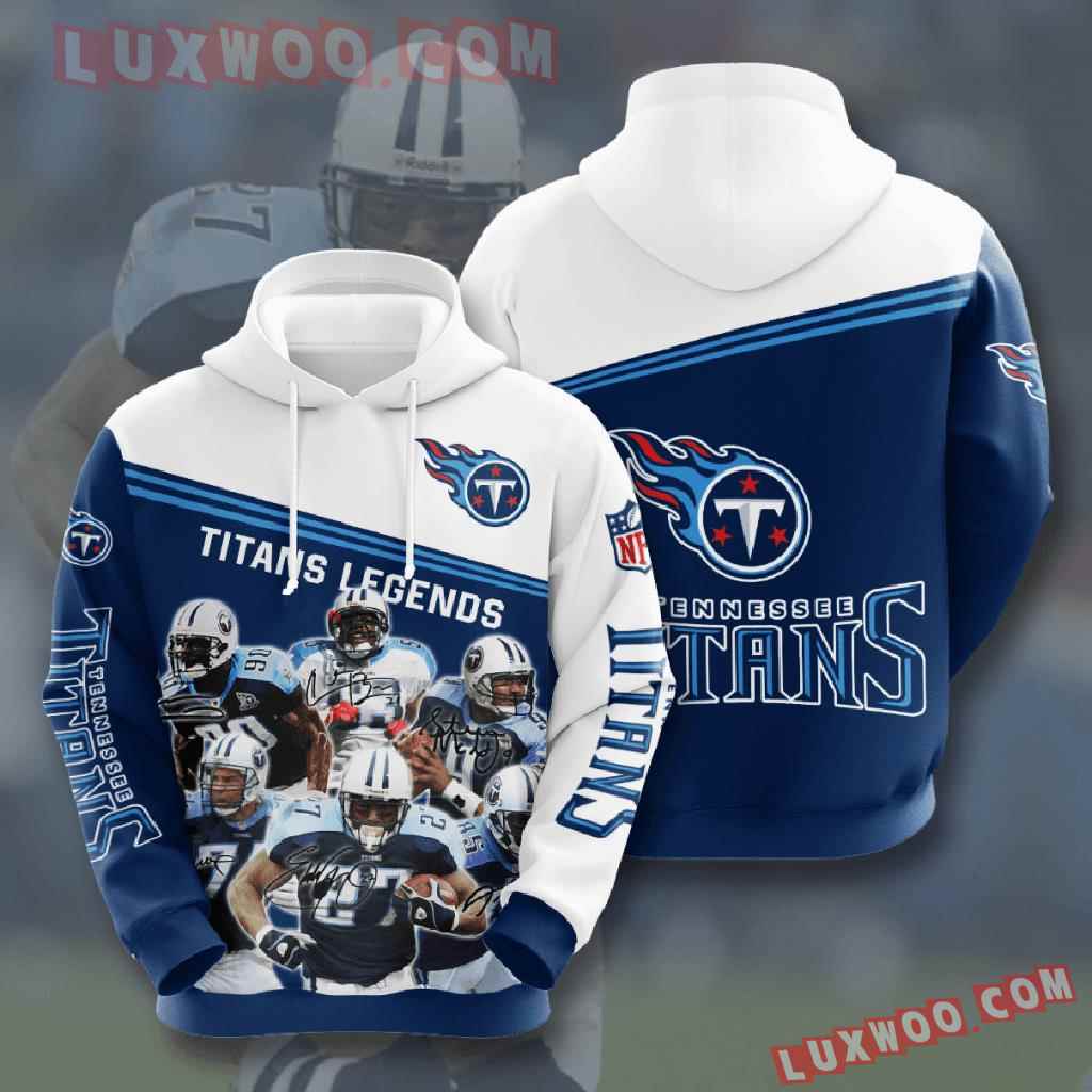 Nfl Tennessee Titans 3d Hoodies Printed Zip Hoodies Sweatshirt Jacket V13