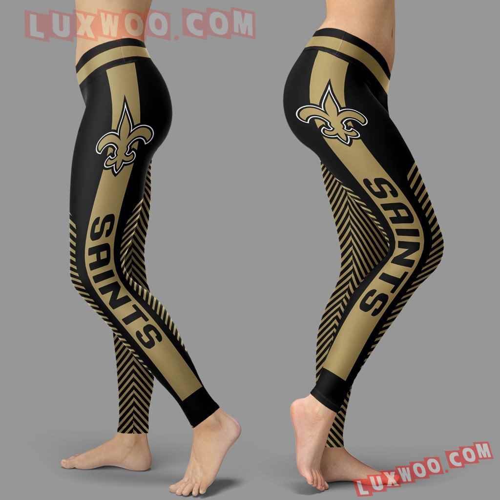 Nfl New Orleans Saints Leggings 3d Custom Print Leggings Sport V1
