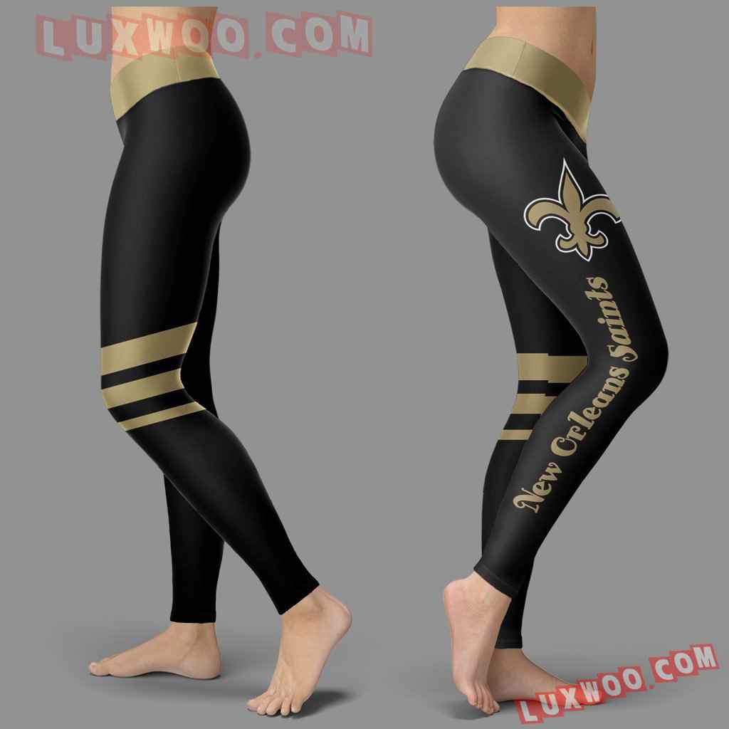 Nfl New Orleans Saints Leggings 3d Custom Print Leggings Sport V3