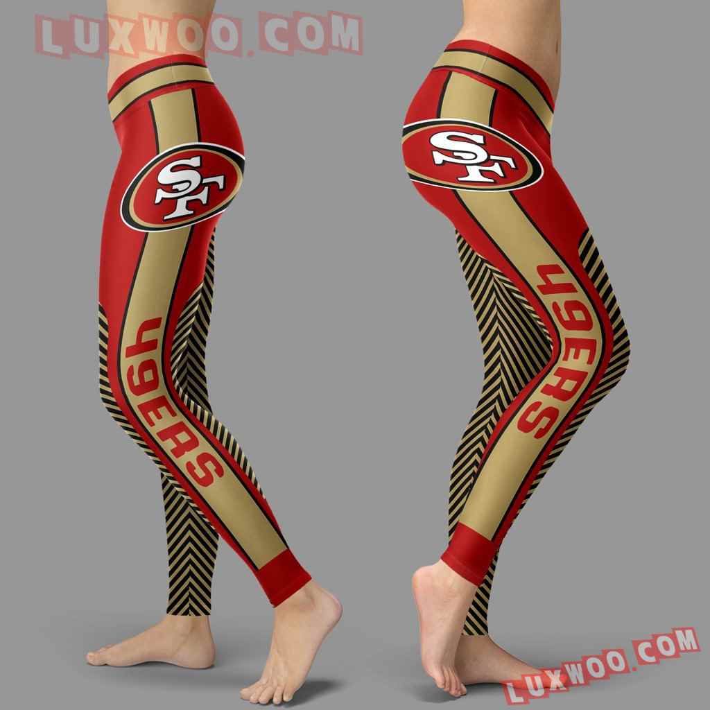 Nfl San Francisco 49ers Leggings 3d Custom Print Leggings Sport V1