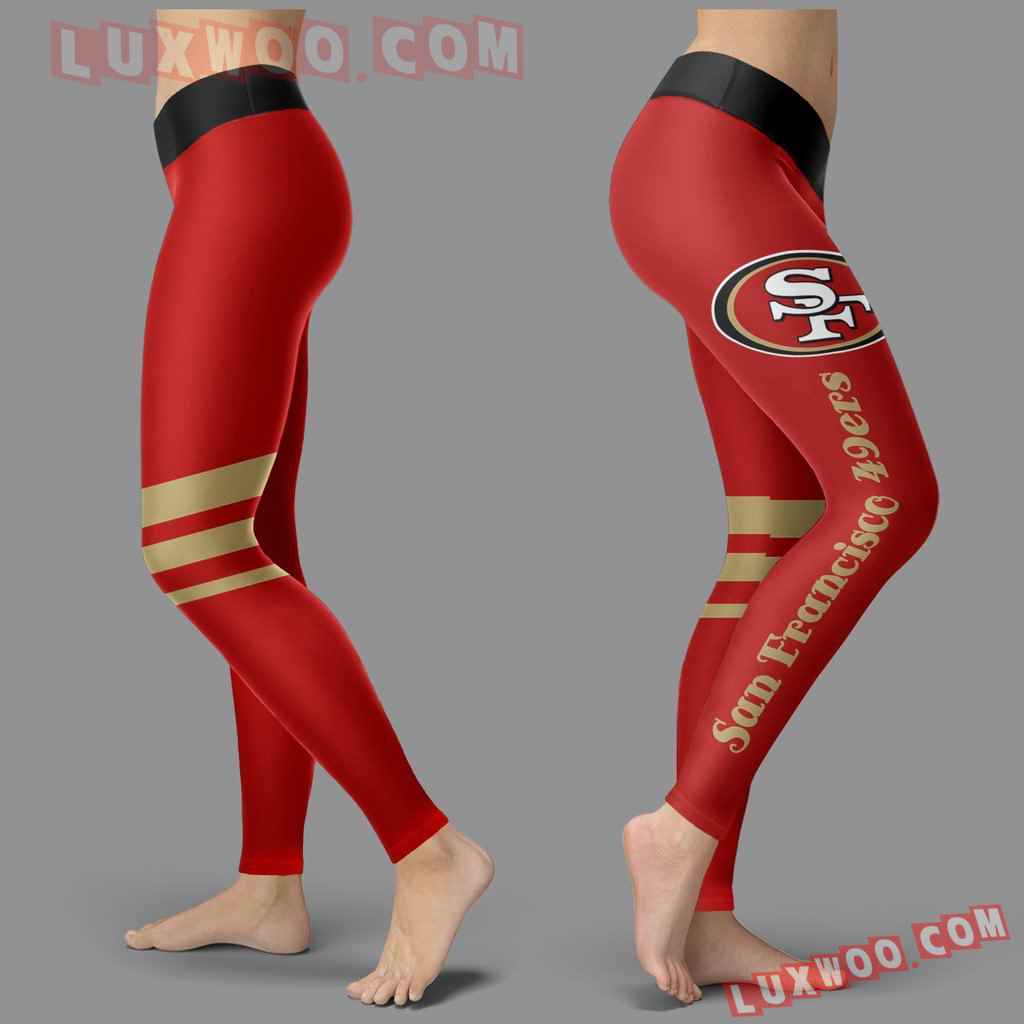 Nfl San Francisco 49ers Leggings 3d Custom Print Leggings Sport V3