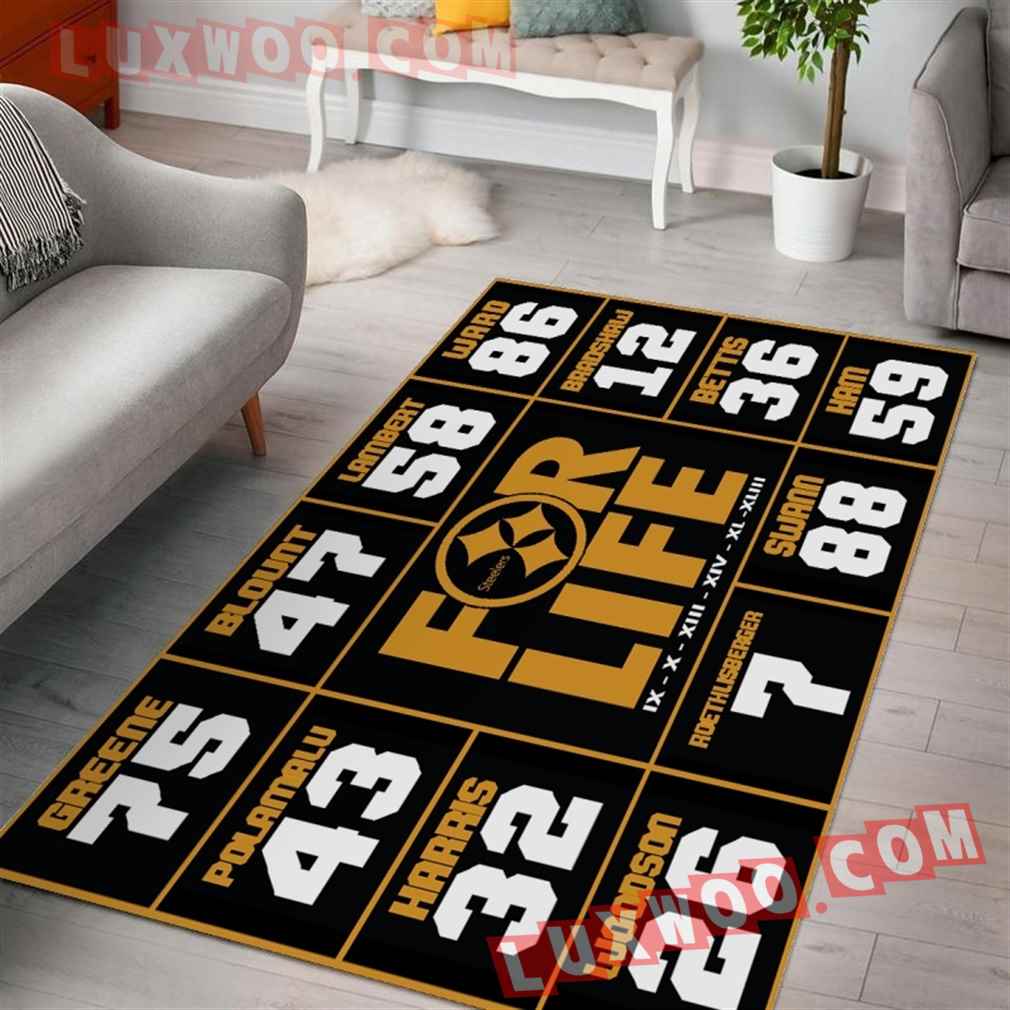 Pittsburgh Steelers Nfl 3d Living Room Rugs V8