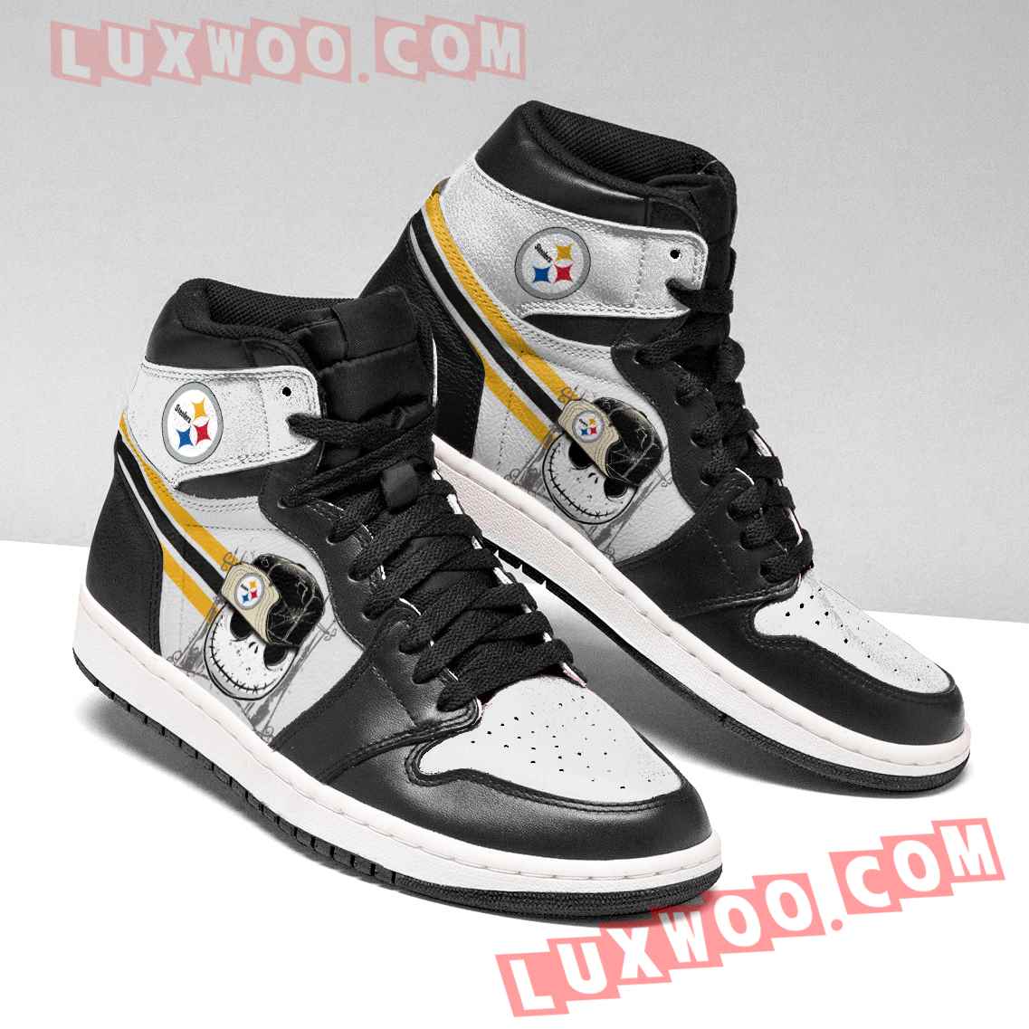 Pittsburgh Steelers Nfl Air Jordan 1 Custom Shoes Sneaker V2