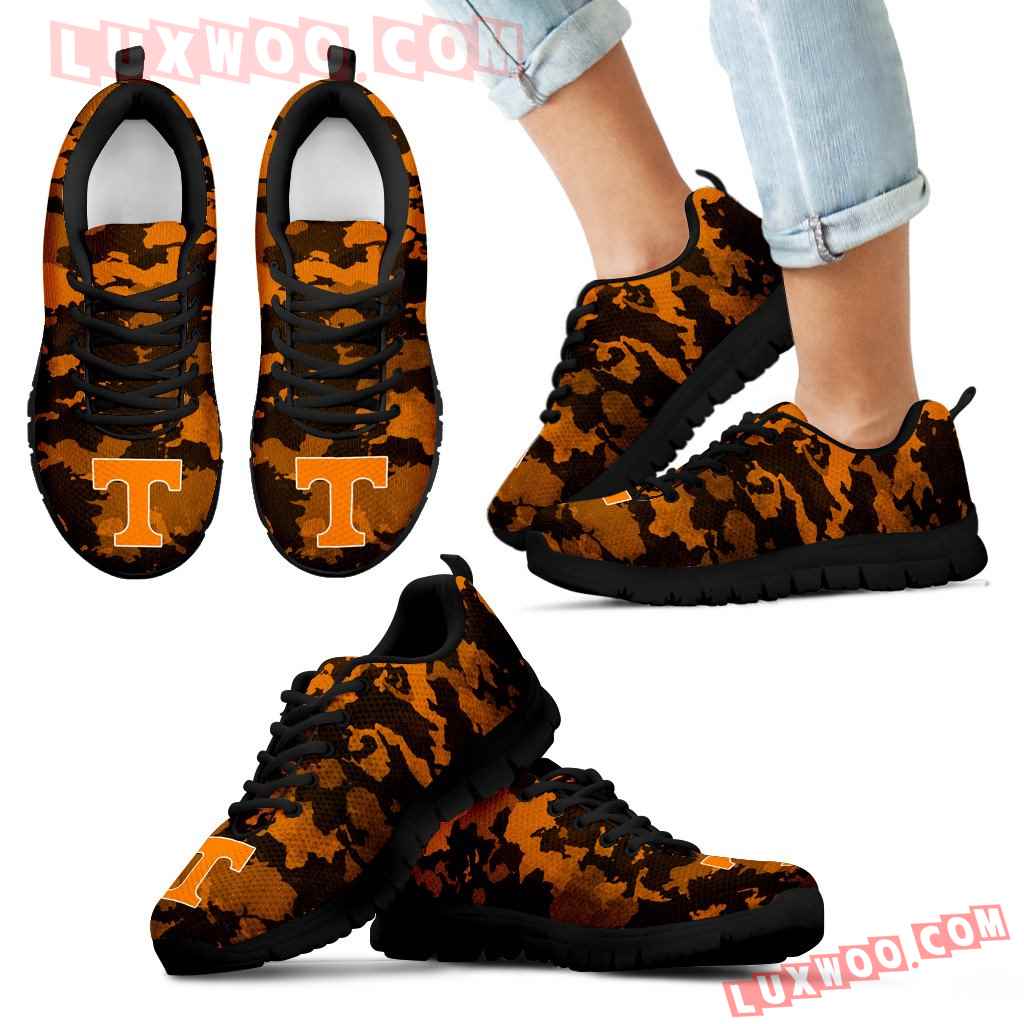 Arches Top Fabulous Camouflage Background Tennessee Volunteers Sneakers