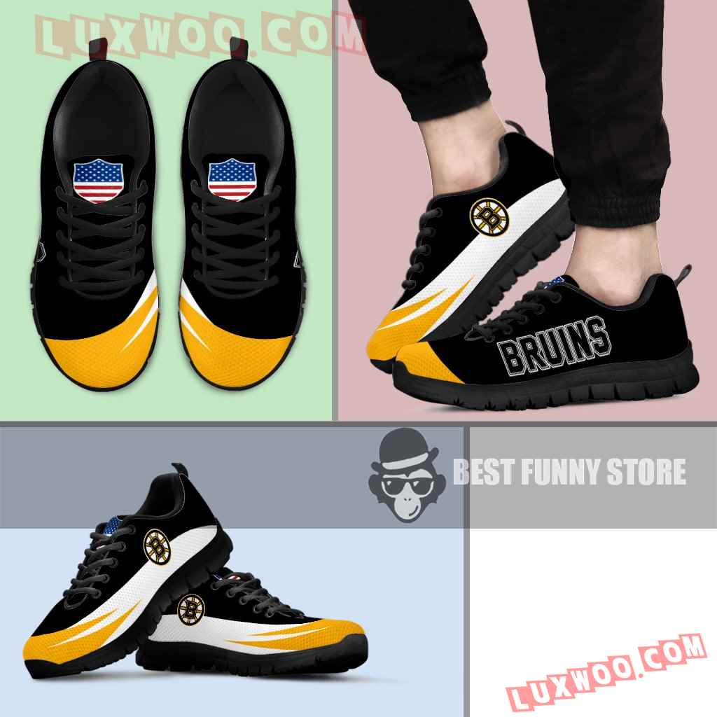 Awesome Gift Logo Boston Bruins Sneakers