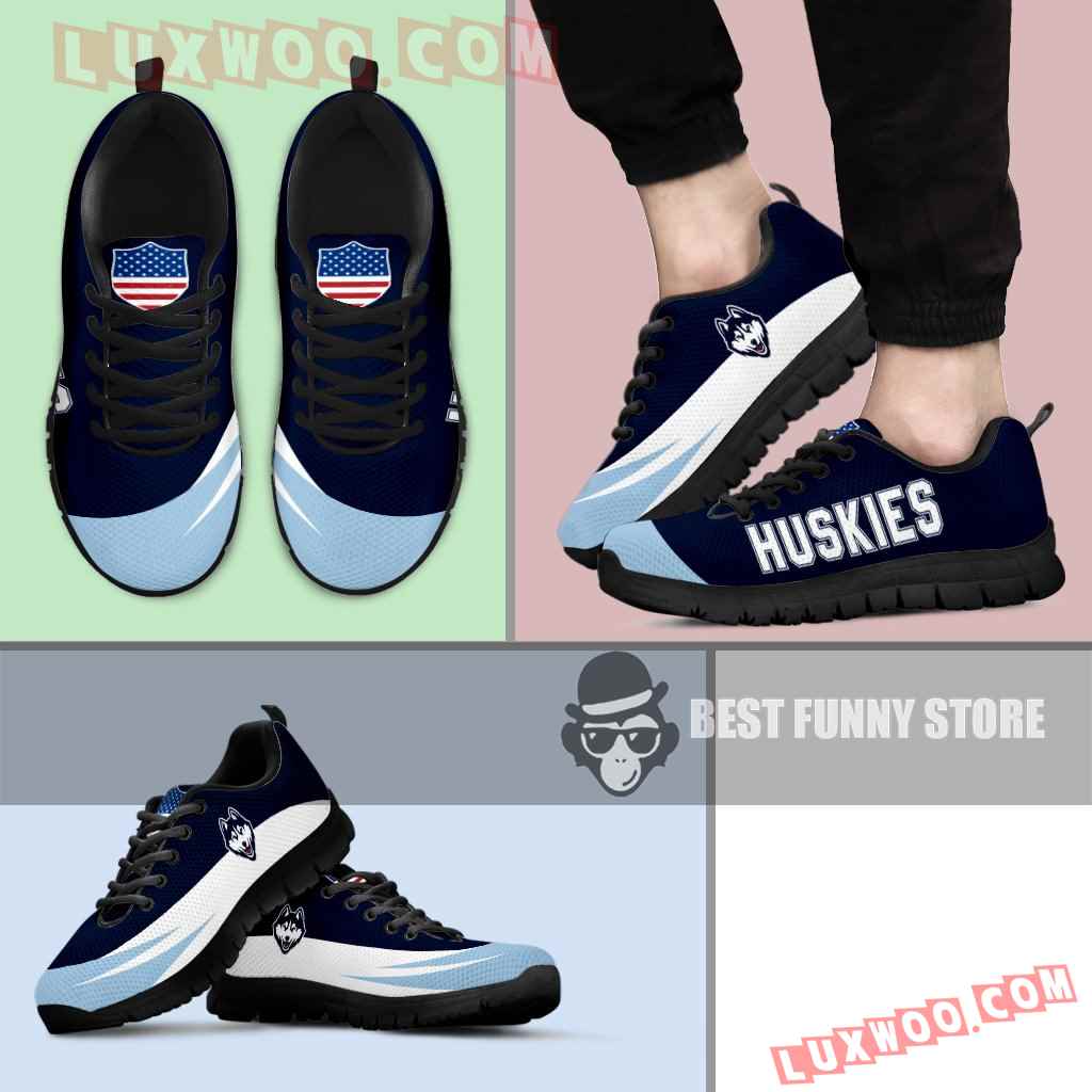 Awesome Gift Logo Connecticut Huskies Sneakers