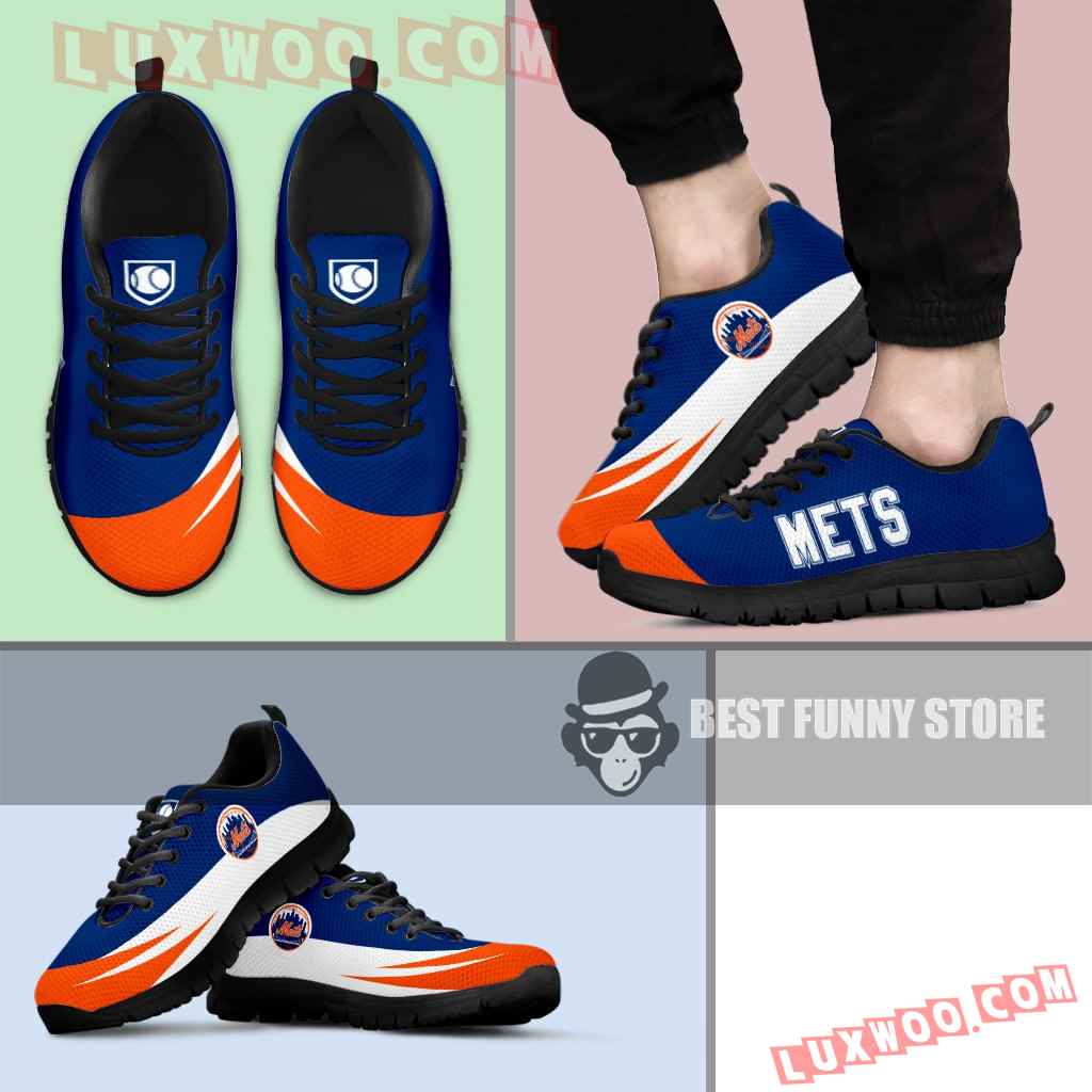 Awesome Gift Logo New York Mets Sneakers