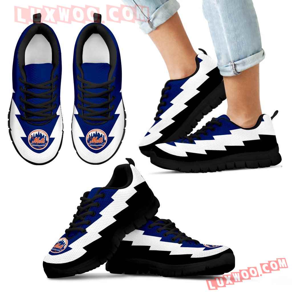 Best Incredible New York Mets Sneakers Jagged Saws Creative Draw