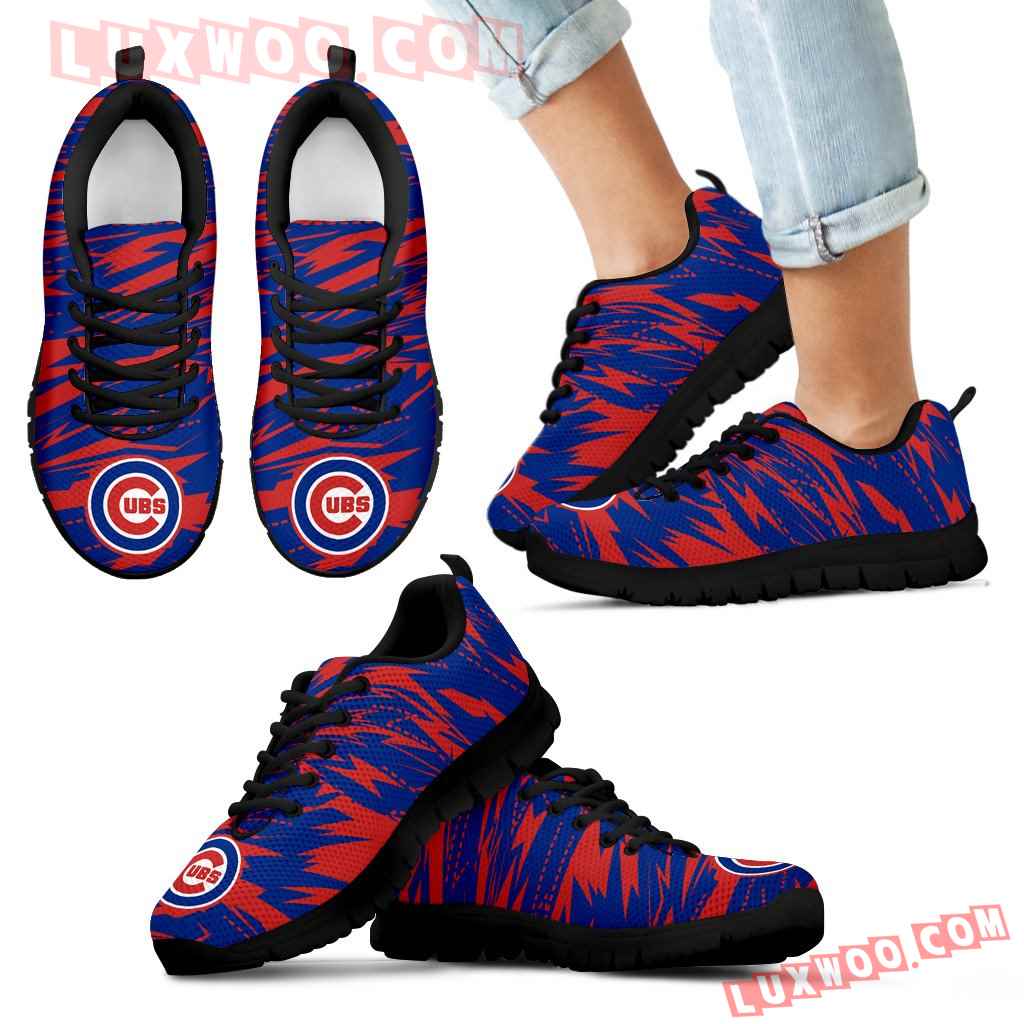 Brush Strong Cracking Comfortable Chicago Cubs Sneakers