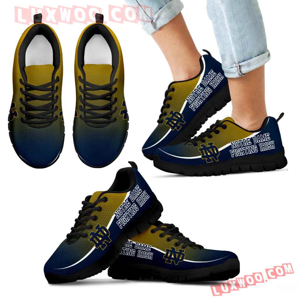 Colorful Notre Dame Fighting Irish Passion Sneakers