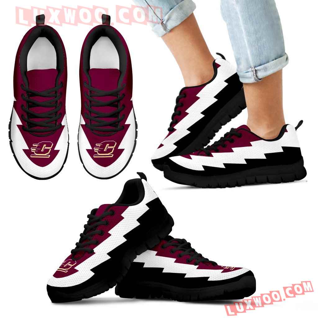 Cool Central Michigan Chippewas Sneakers Jagged Saws Creative Draw