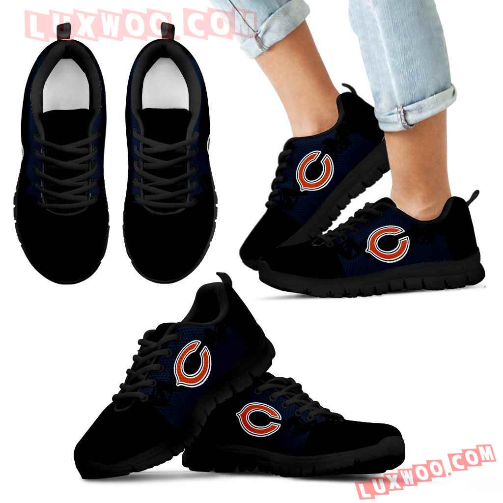 Doodle Line Amazing Chicago Bears Sneakers V2