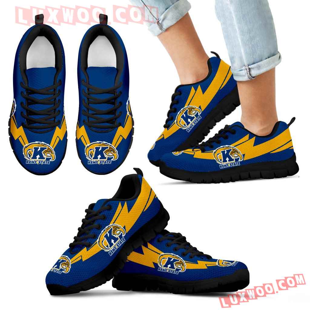 Three Amazing Good Line Charming Logo Kent State Golden Flashes Sneakers