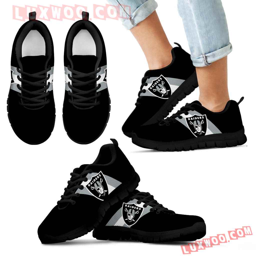 Three Colors Vertical Oakland Raiders Sneakers