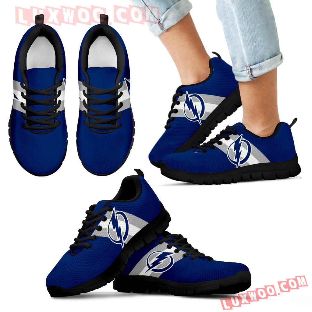 Three Colors Vertical Tampa Bay Lightning Sneakers
