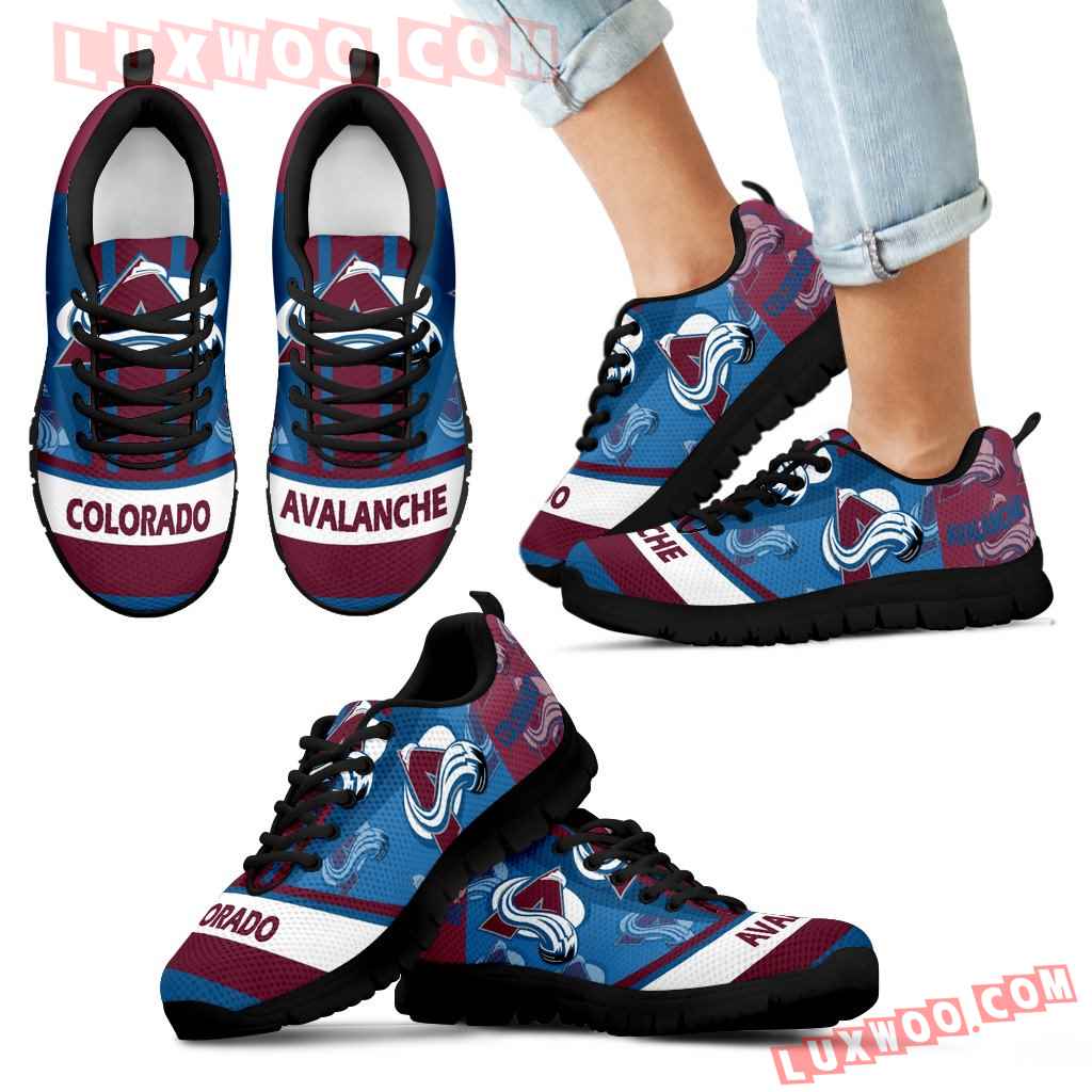 Three Impressing Point Of Logo Colorado Avalanche Sneakers