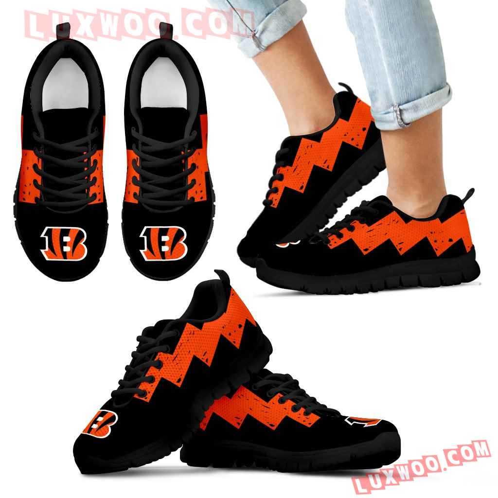 Dragon Flying Fancy Cincinnati Bengals Logo Sneakers