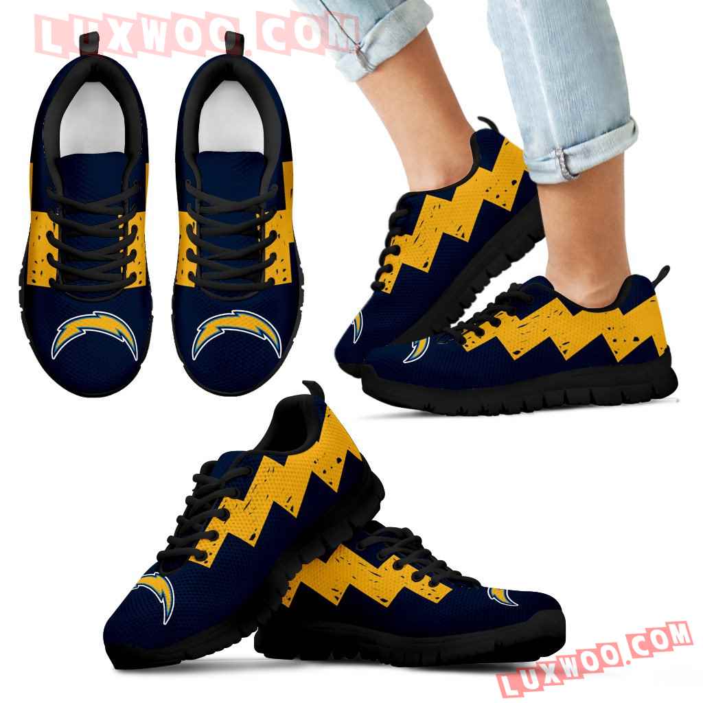 Dragon Flying Fancy Los Angeles Chargers Logo Sneakers