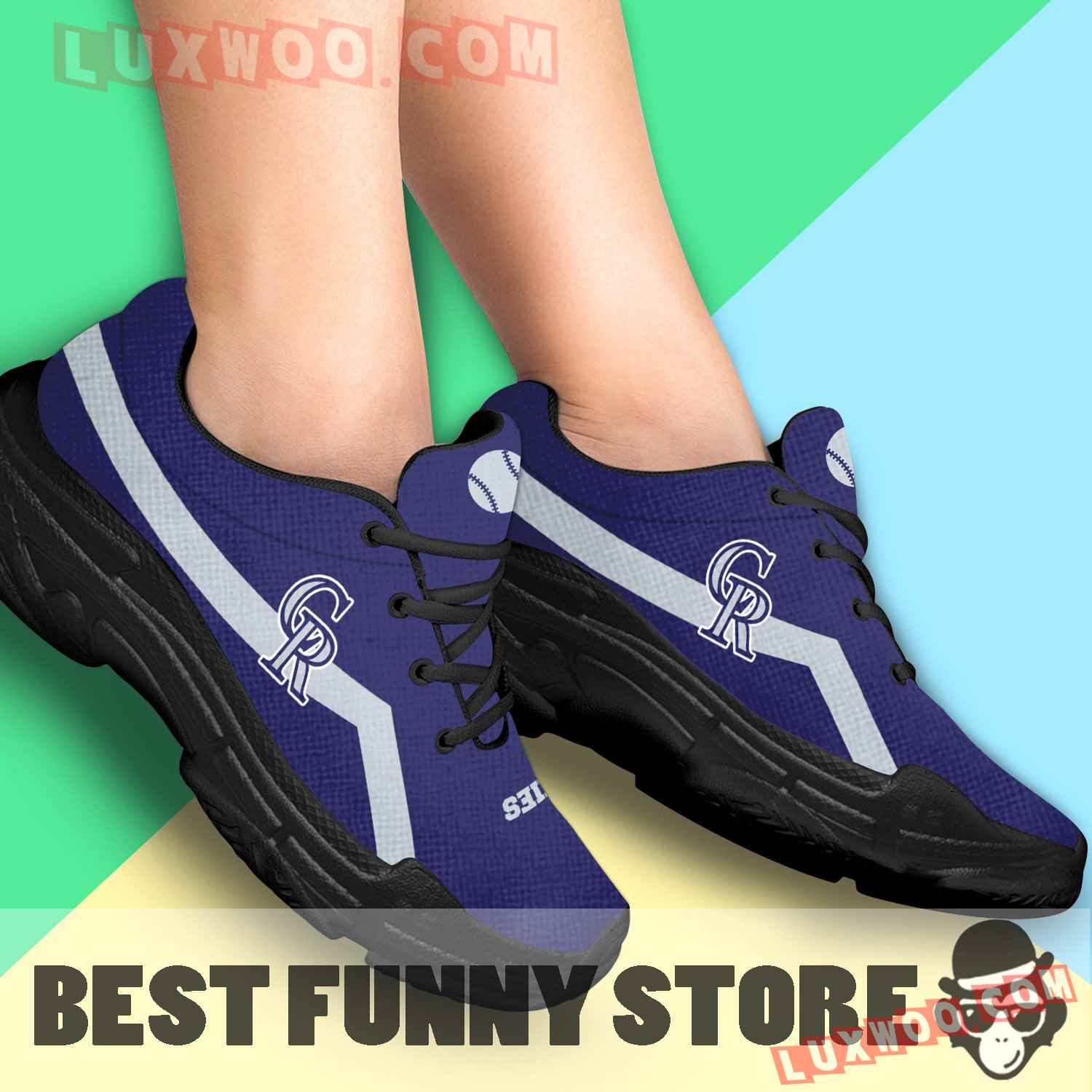 Edition Chunky Sneakers With Line Colorado Rockies Shoes