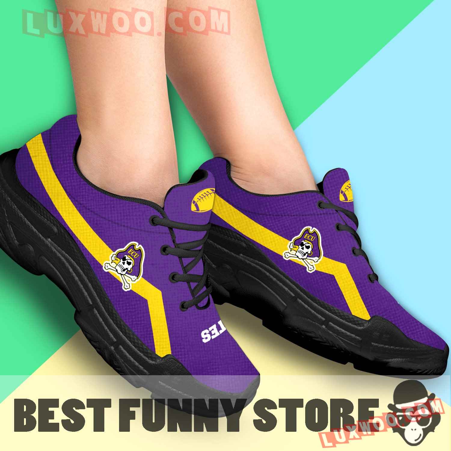 Edition Chunky Sneakers With Line East Carolina Pirates Shoes