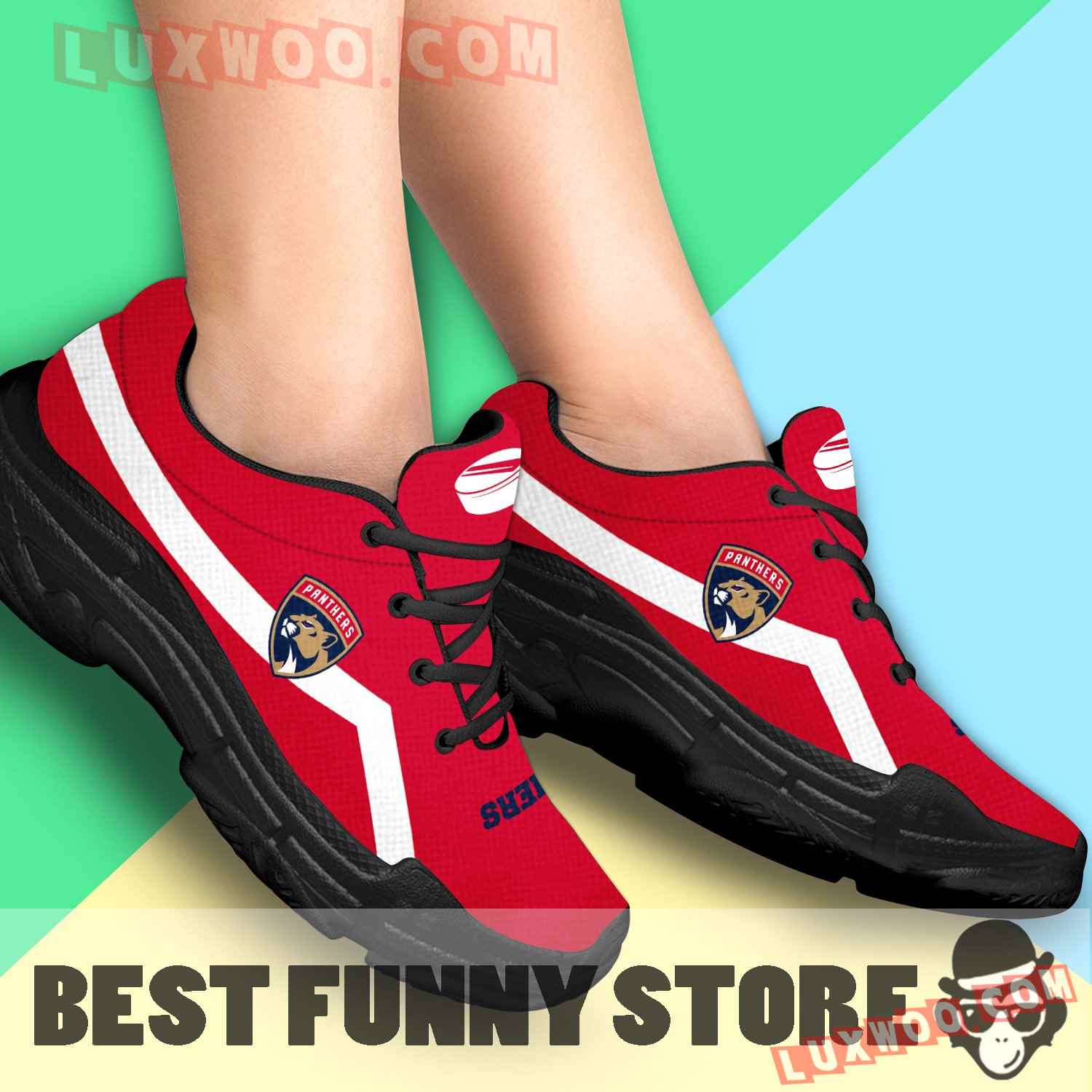 Edition Chunky Sneakers With Line Florida Panthers Shoes - Luxwoo.com