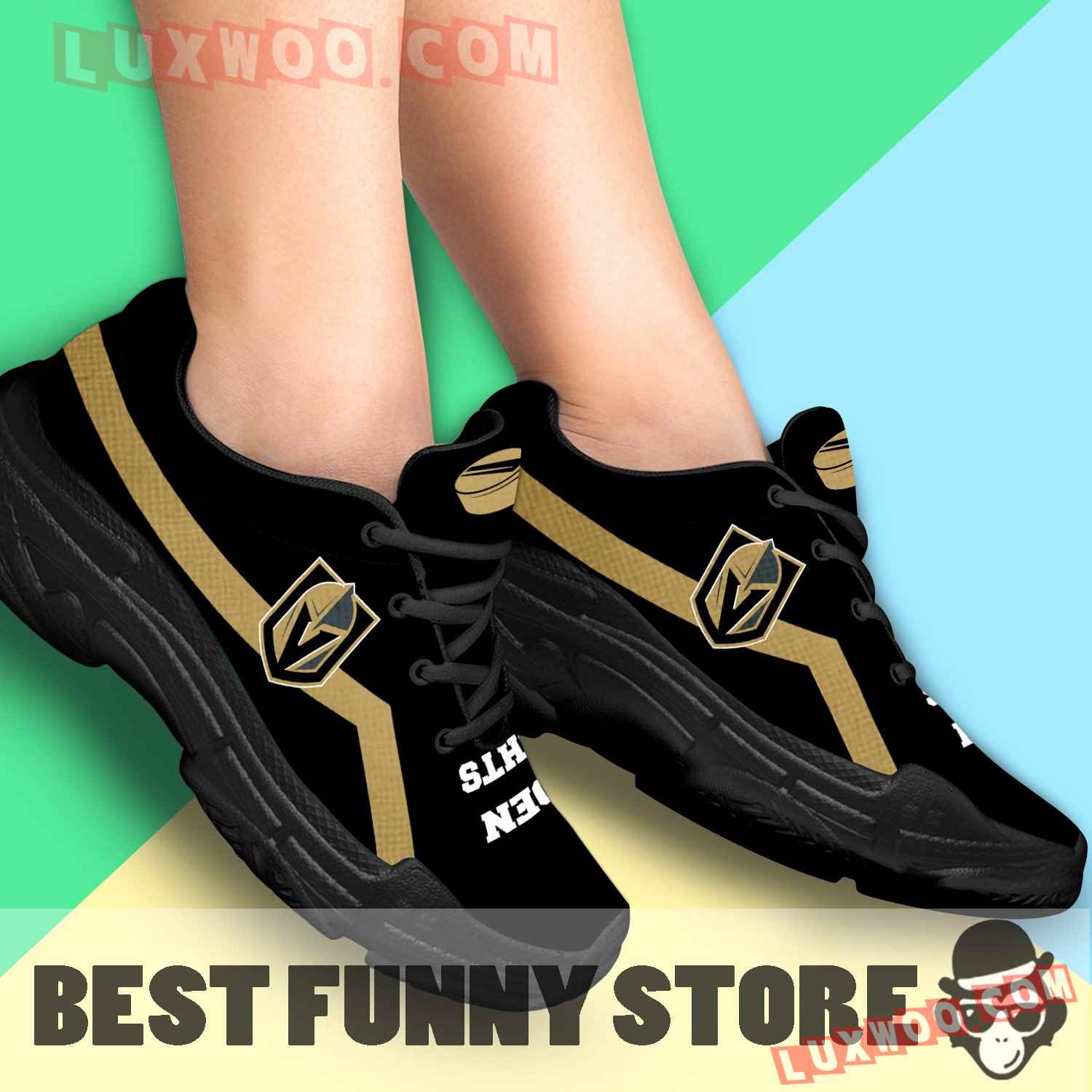 Edition Chunky Sneakers With Line Vegas Golden Knights Shoes