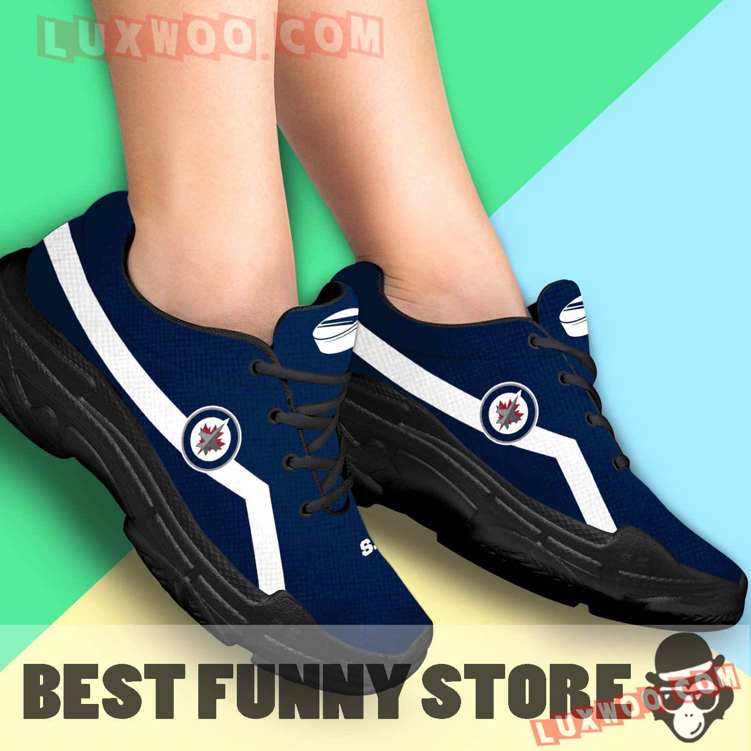 Edition Chunky Sneakers With Line Winnipeg Jets Shoes