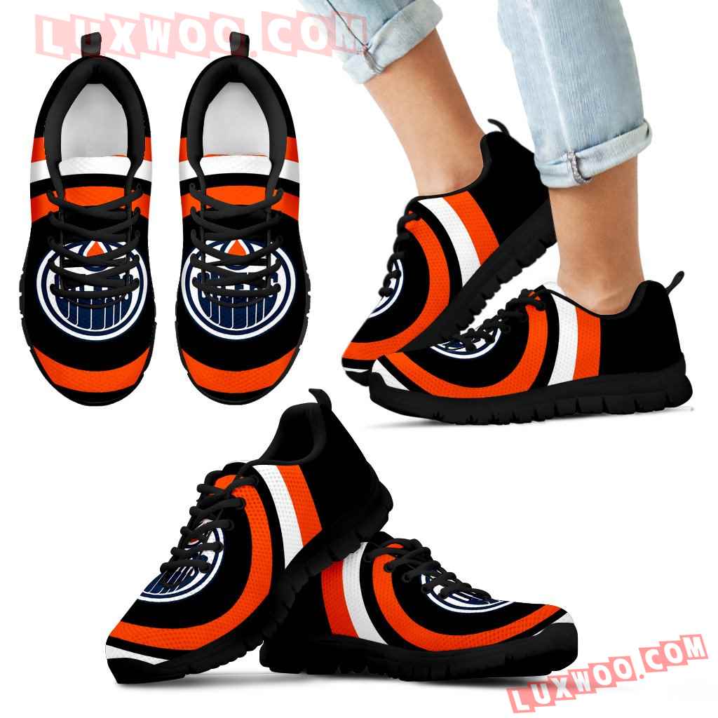 Favorable Significant Shield Edmonton Oilers Sneakers