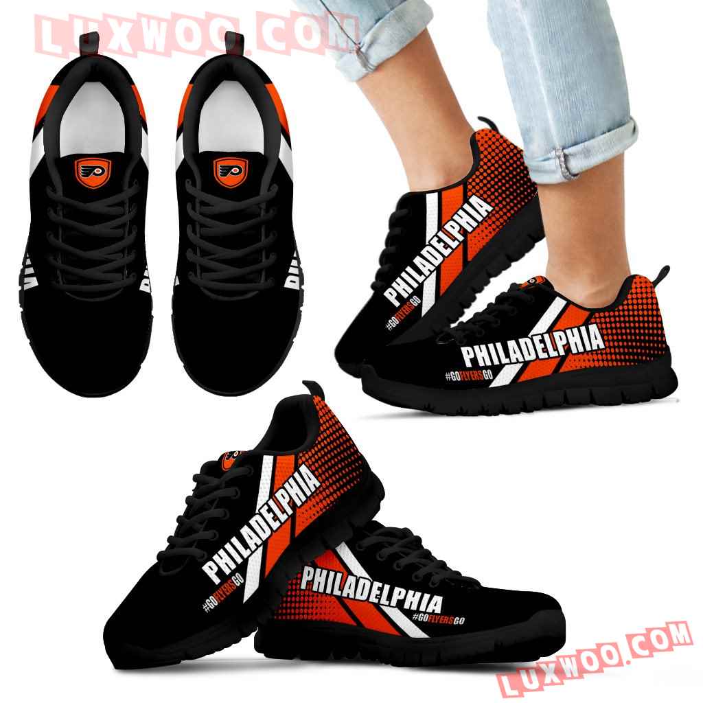 Go Philadelphia Flyers Go Philadelphia Flyers Sneakers