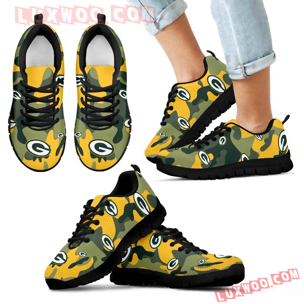 Green Bay Packers Cotton Camouflage Fabric Military Solider Style ...