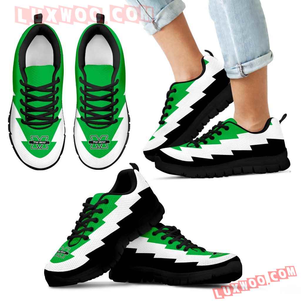 Incredible Marshall Thundering Herd Sneakers Jagged Saws Creative Draw