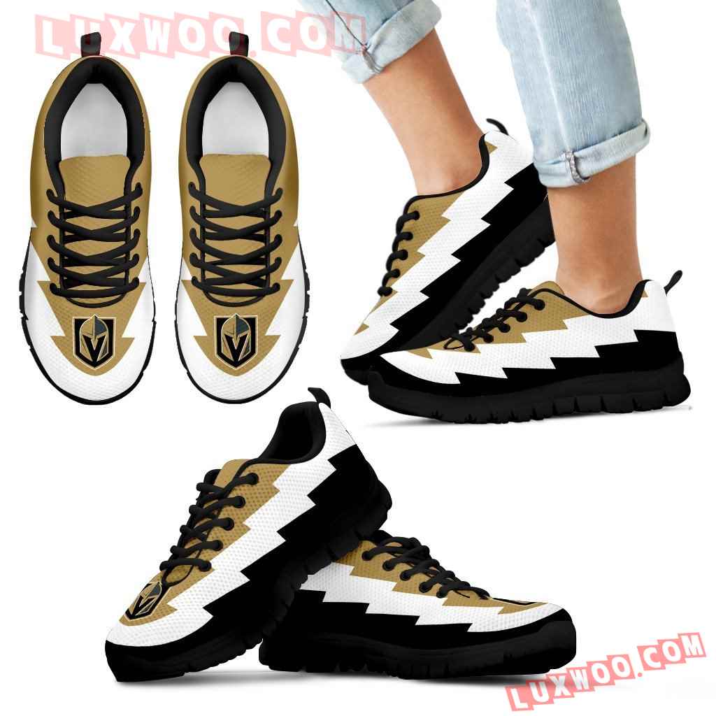 Jagged Saws Creative Draw Vegas Golden Knights Sneakers