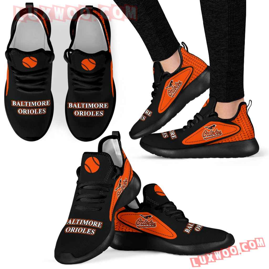 Legend React Baltimore Orioles Mesh Knit Sneakers