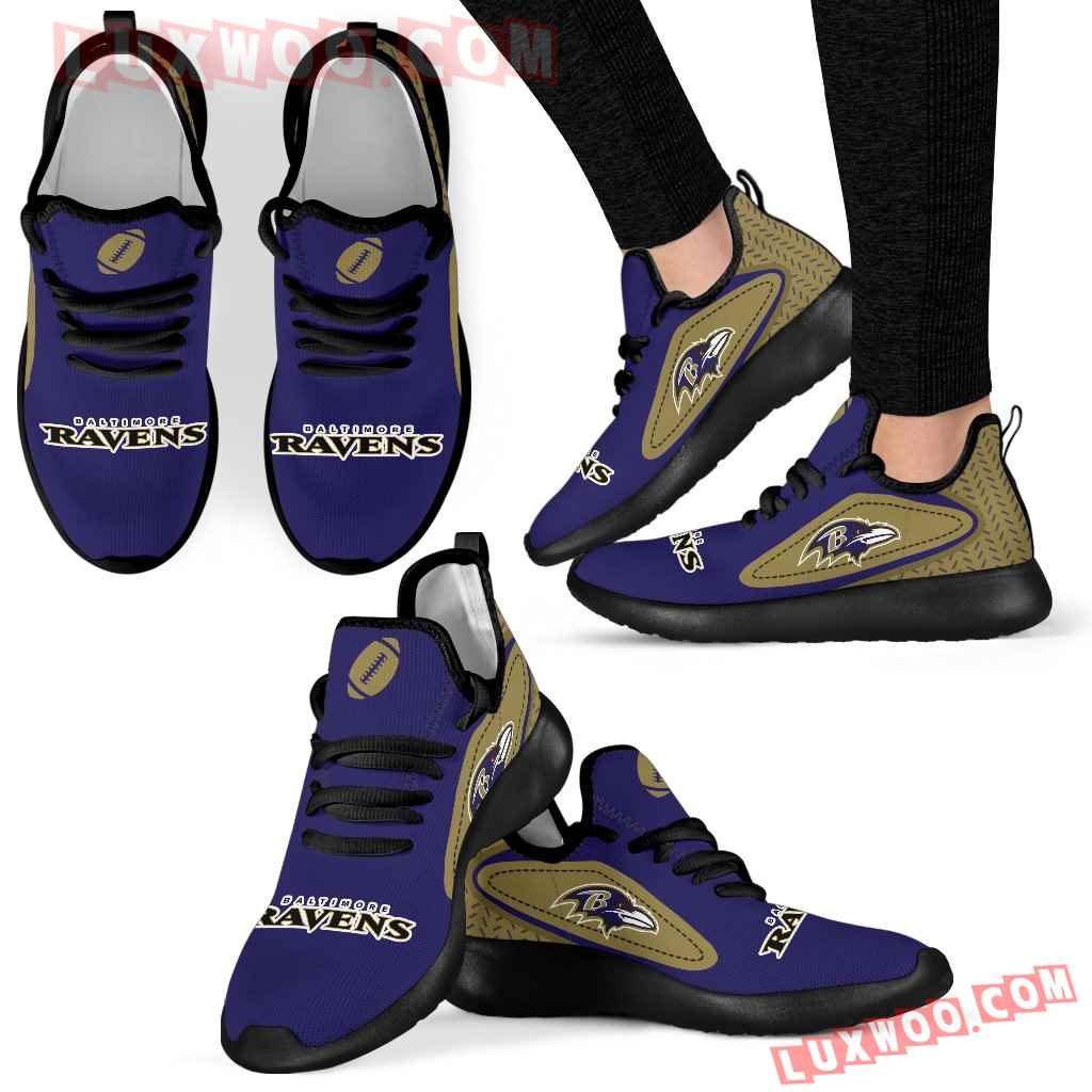 Legend React Baltimore Ravens Mesh Knit Sneakers