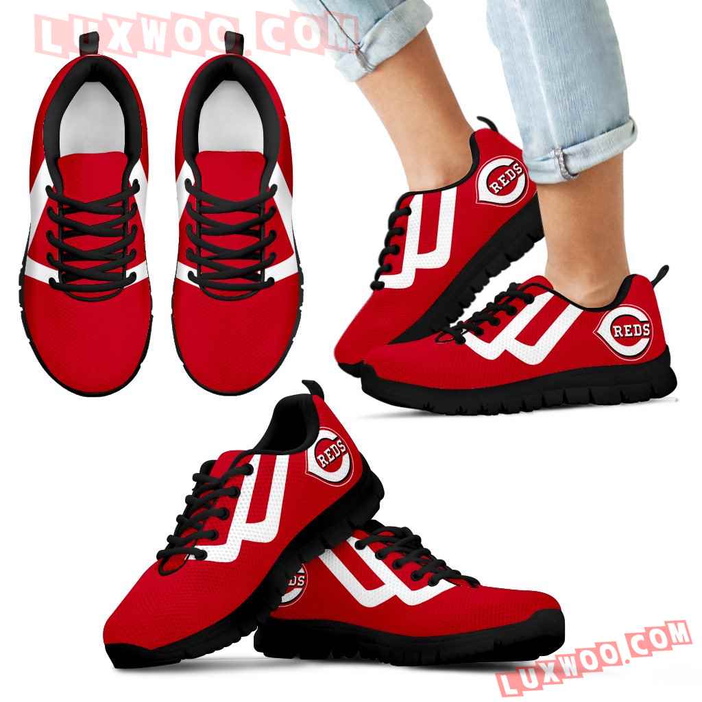 Line Bottom Straight Cincinnati Reds Sneakers