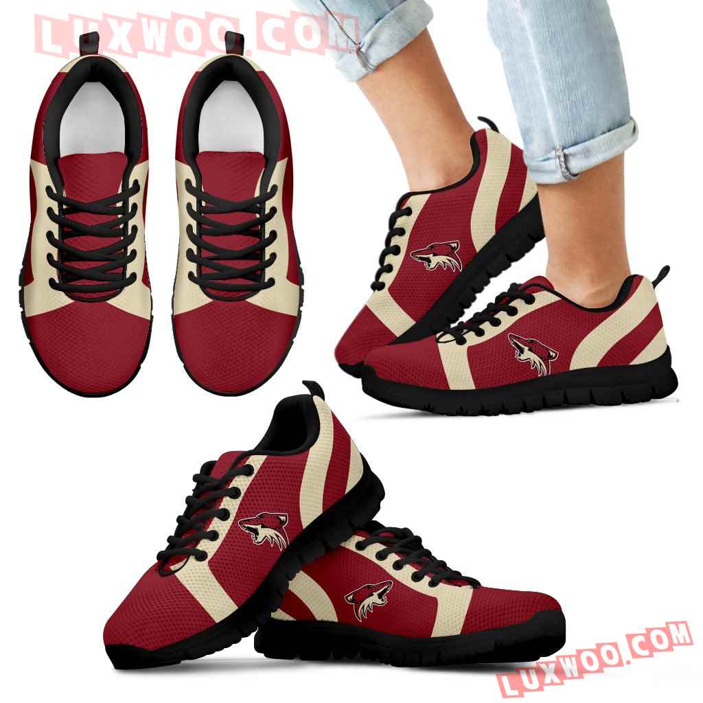 Line Inclined Classy Arizona Coyotes Sneakers - Luxwoo.com