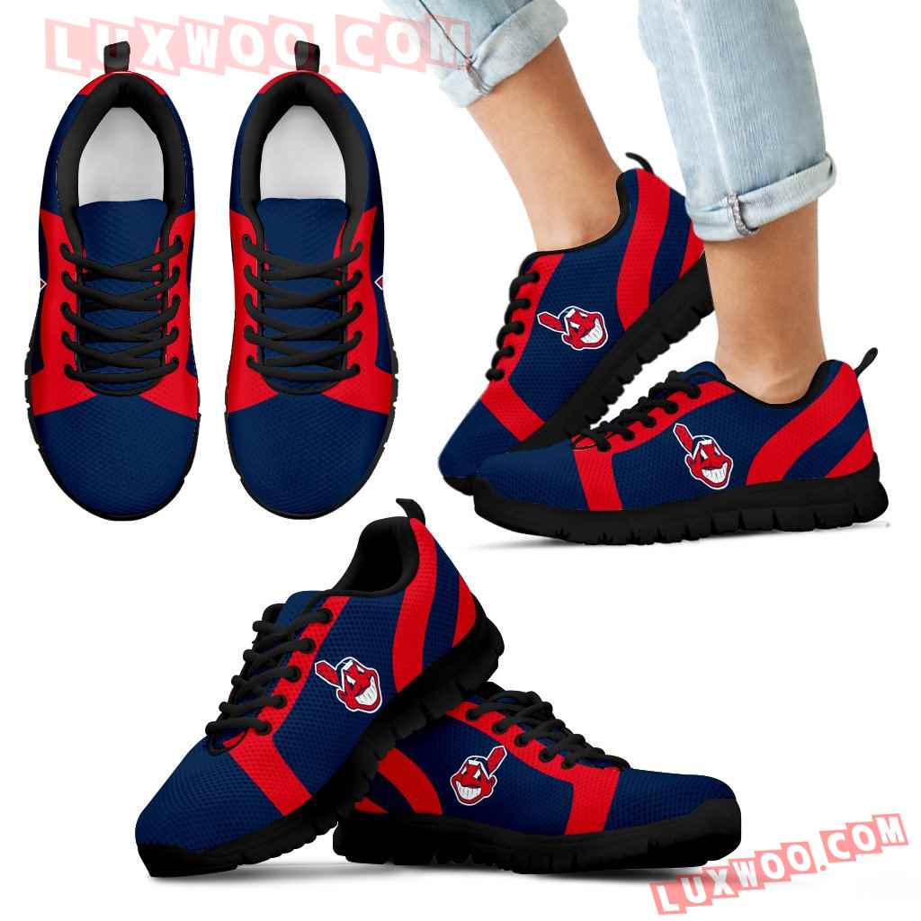 Line Inclined Classy Cleveland Indians Sneakers