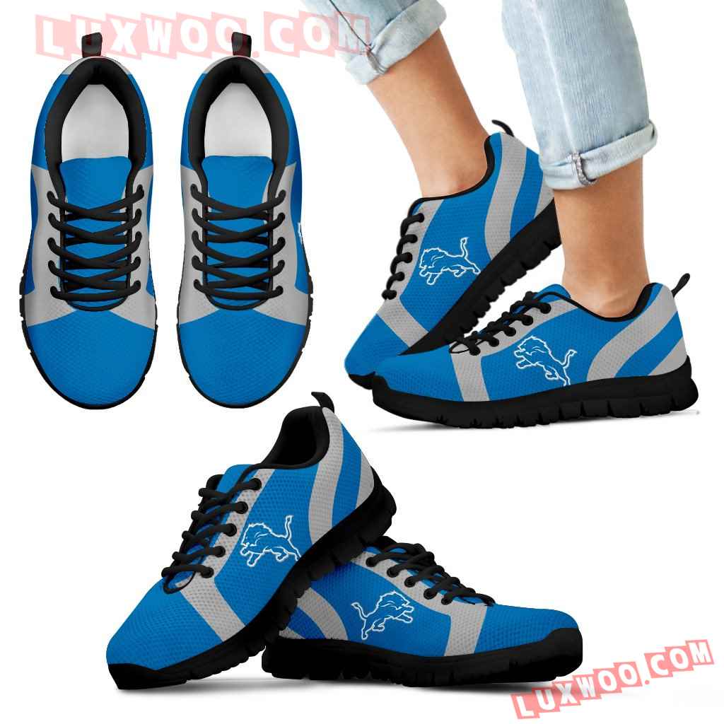 Line Inclined Classy Detroit Lions Sneakers