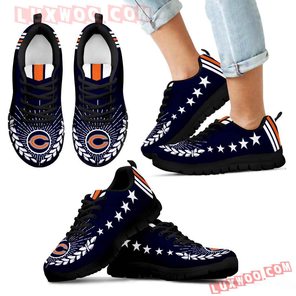 Line Of Stars Victory Chicago Bears Sneakers