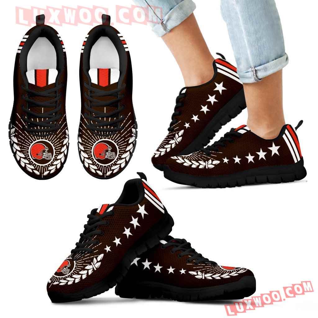 Line Of Stars Victory Cleveland Browns Sneakers