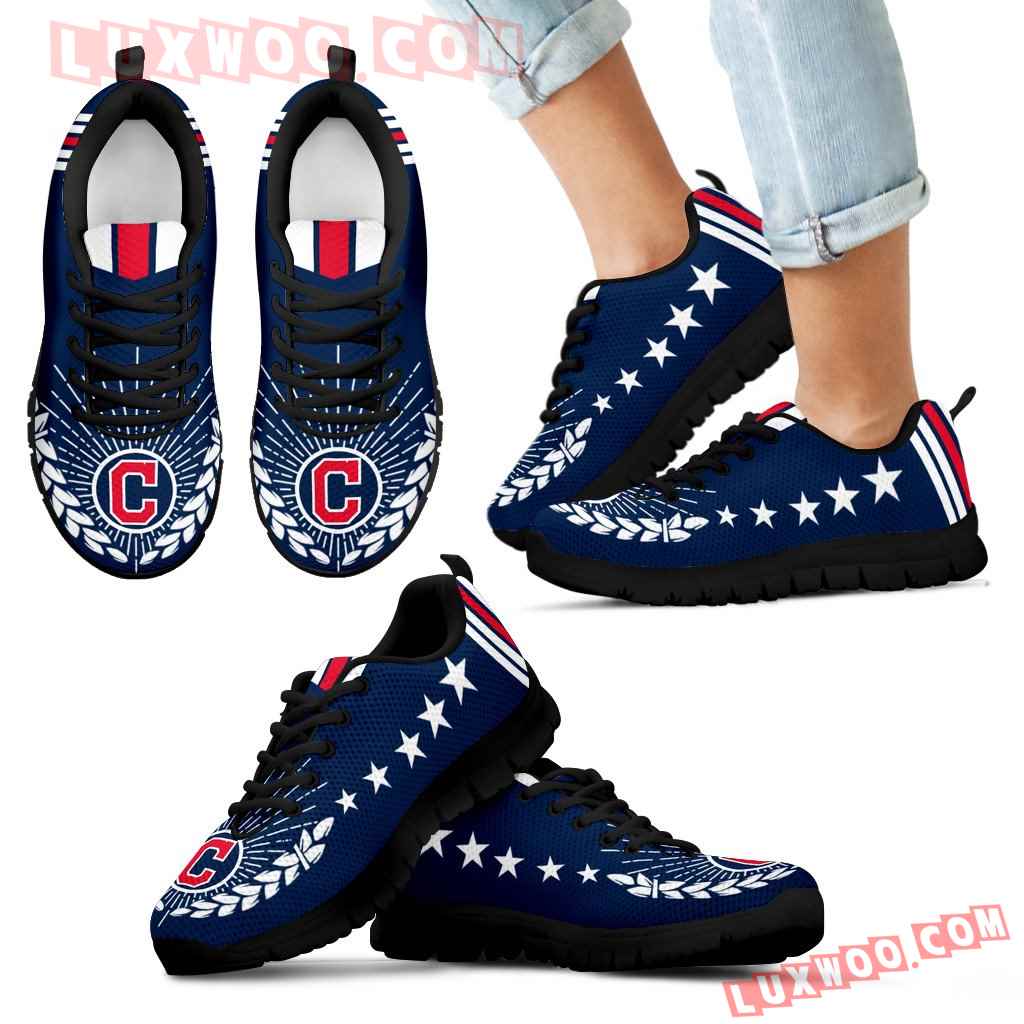 Line Of Stars Victory Cleveland Indians Sneakers - Luxwoo.com